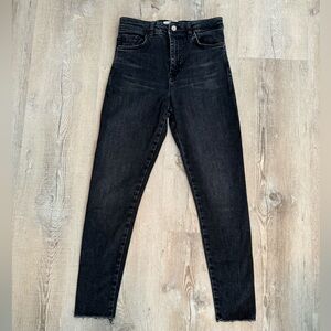 Zara - Grey/Black Jeans - Size 6